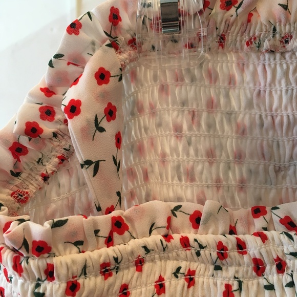 White Dress with Spring Flowers - Picture 6 of 6